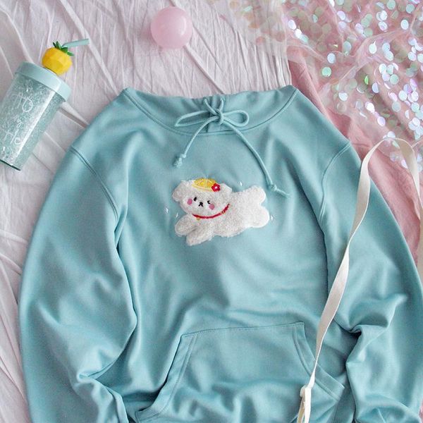 women's hoodies & sweatshirts 2021hoodie pullover cute puppy pattern loose wild student sweatshirt spring autumn japanese women long sl, Black
women's hoodies & sweatshirts 2021hoodie pullover cute puppy pattern loose wild student sweatshirt spring autumn japanese women long sl, Black