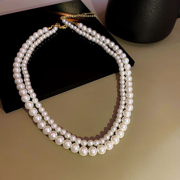 chain women pendants korean dongdamen net red temperament design necklace size pearl fashion simple personality, Silver
chain women pendants korean dongdamen net red temperament design necklace size pearl fashion simple personality, Silver