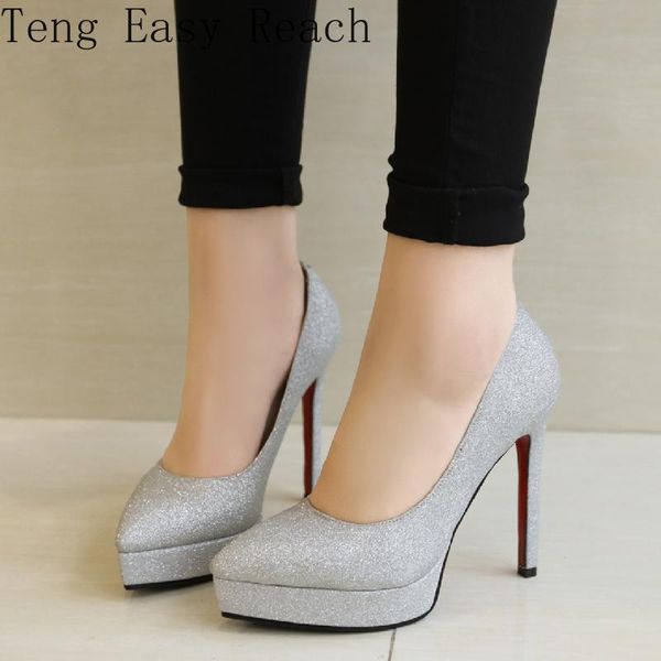 dress shoes luxury gold silver heels women pumps platform wedding office party woman high ladies, Black
dress shoes luxury gold silver heels women pumps platform wedding office party woman high ladies, Black