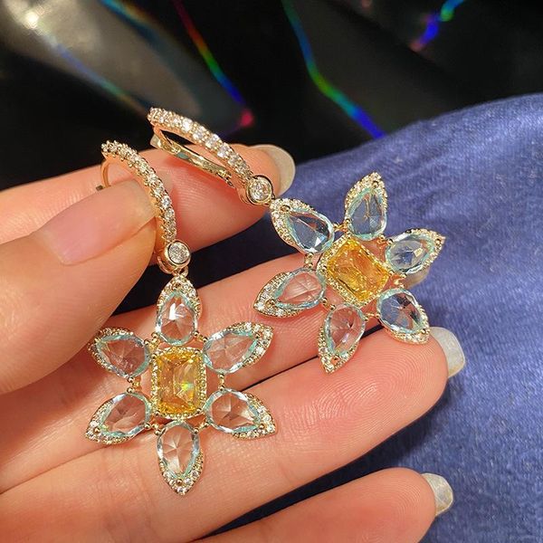 dangle & chandelier retro color colorful water droplets earrings zircon flower tassel crystal exquisite fashion long luxurious jewelry f, Silver
dangle & chandelier retro color colorful water droplets earrings zircon flower tassel crystal exquisite fashion long luxurious jewelry f, Silver