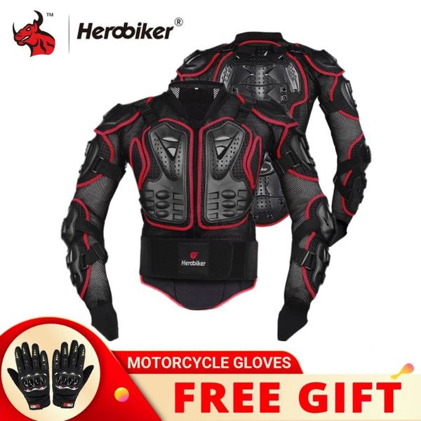 motorcycle armor herobiker jackets racing body protector jacket motocross motorbike protective gear + neck 
motorcycle armor herobiker jackets racing body protector jacket motocross motorbike protective gear + neck