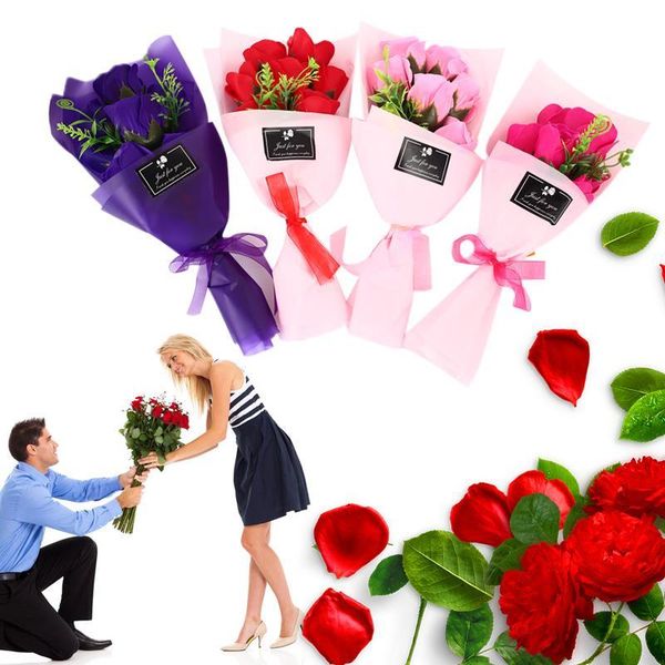 gift wrap romantic 7pcs/set preserved flower rose bouquet wedding mother's day party beautiful soap home decoration
gift wrap romantic 7pcs/set preserved flower rose bouquet wedding mother's day party beautiful soap home decoration