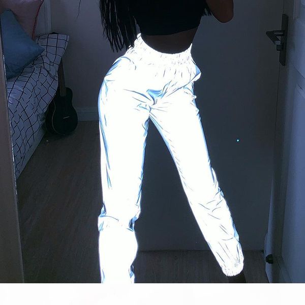reflective jogger pants silver reflective pants hip hop trousers dance track pants rave clothing streetwear track pant, Black;white
reflective jogger pants silver reflective pants hip hop trousers dance track pants rave clothing streetwear track pant, Black;white