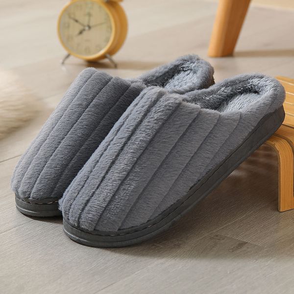 mens stripe plush slippers cotton non slip indoor shoes male big size house mules platform bedroom warm memory foam winter shoe, Black
mens stripe plush slippers cotton non slip indoor shoes male big size house mules platform bedroom warm memory foam winter shoe, Black