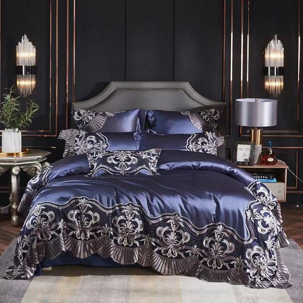 bedding sets luxury european style long staple cotton lace embroidery set duvit cover bed sheet pillowcase king 4/6/8 pcs
bedding sets luxury european style long staple cotton lace embroidery set duvit cover bed sheet pillowcase king 4/6/8 pcs