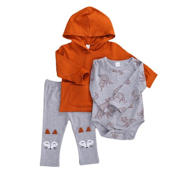 clothing sets by infant baby outfits casual suit cartoon animal long sleeve romper + pant+pullover hoodies born boy clothes, White
clothing sets by infant baby outfits casual suit cartoon animal long sleeve romper + pant+pullover hoodies born boy clothes, White