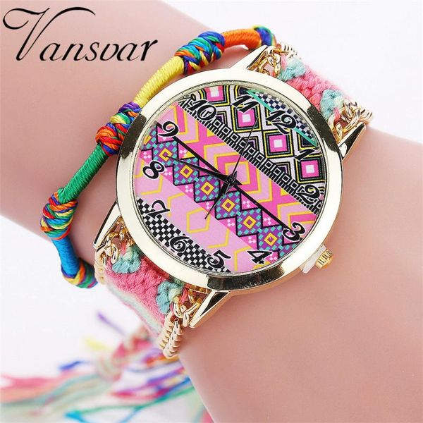 wristwatches women handmade braided aztec watch fashion rope ladies quartz analog friendship clock relogio feminino, Slivery;brown
wristwatches women handmade braided aztec watch fashion rope ladies quartz analog friendship clock relogio feminino, Slivery;brown