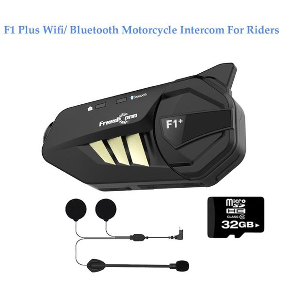 motorcycle intercom conn f1 plus wifi bluetooth recorder for 6 riders hd 1080p video dash cam fm interphone helmet headset
motorcycle intercom conn f1 plus wifi bluetooth recorder for 6 riders hd 1080p video dash cam fm interphone helmet headset