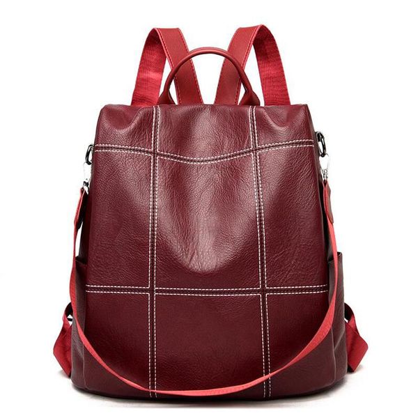 2021 fashion women backpack youth leather backpacks for teenage girls female school shoulder bag bagpack mochila
2021 fashion women backpack youth leather backpacks for teenage girls female school shoulder bag bagpack mochila