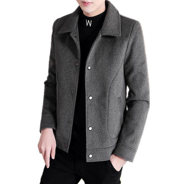 2021 new autumn winter jacket men's woolen coat short windbreaker slim fit handsome woolen trench coat blends, Black
2021 new autumn winter jacket men's woolen coat short windbreaker slim fit handsome woolen trench coat blends, Black