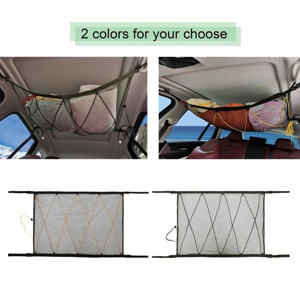 car organizer universal stretchable roof cargo net ceiling mesh storage bag for vehicle van truck adjustable interior pouch
car organizer universal stretchable roof cargo net ceiling mesh storage bag for vehicle van truck adjustable interior pouch