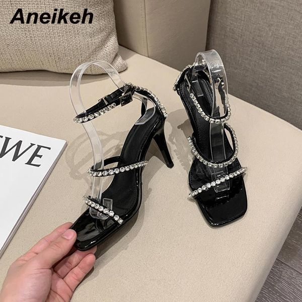 aneikeh 2021 summer women's shoes thin heel sandals dress buckle basic pu back strap polka dot black size 35-39 new fashion
aneikeh 2021 summer women's shoes thin heel sandals dress buckle basic pu back strap polka dot black size 35-39 new fashion