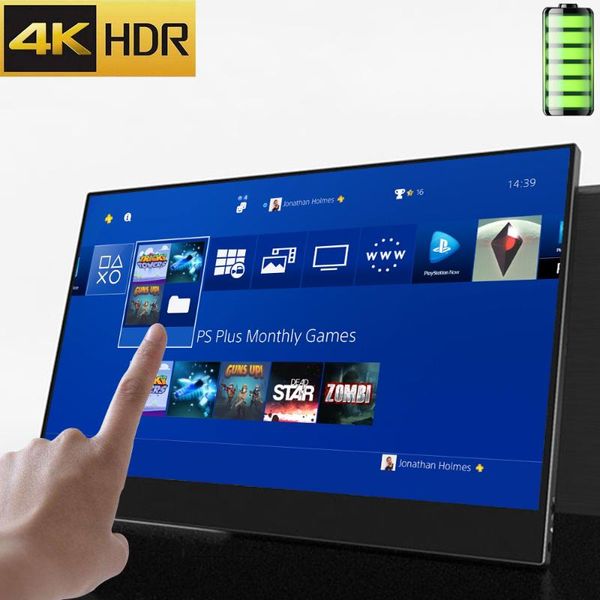 monitors with battery 15.6" 4k hdr10 ync portable game touch monitor for ps4 pro switch screen pc lapphone
monitors with battery 15.6" 4k hdr10 ync portable game touch monitor for ps4 pro switch screen pc lapphone