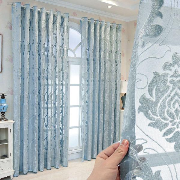 curtain & drapes curtains for living room european blue floral sheer jacquard flower transparent voile parlor villa sliding door treatment
curtain & drapes curtains for living room european blue floral sheer jacquard flower transparent voile parlor villa sliding door treatment