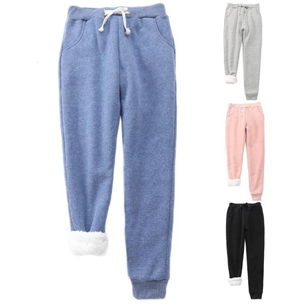women warm fleece lined sweatpants solid color workout drawstring jogger pants e56a, Black;white
women warm fleece lined sweatpants solid color workout drawstring jogger pants e56a, Black;white