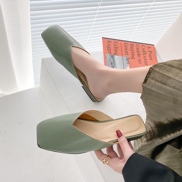 female shoes slippers flat luxury slides low loafers cover toe 2021 designer rome rubber basic fashion pu shoes cover toe woman', Black
female shoes slippers flat luxury slides low loafers cover toe 2021 designer rome rubber basic fashion pu shoes cover toe woman', Black
