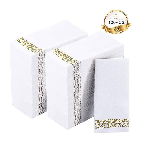 towel 100pcs/lot disposable guest towels soft and absorbent linen-feel paper hand durable decorative bathroom napkins
towel 100pcs/lot disposable guest towels soft and absorbent linen-feel paper hand durable decorative bathroom napkins