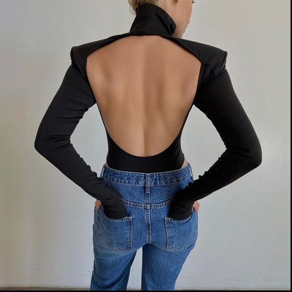 winter club women romper hollow out backless bodysuits casual long sleeve solid slim bodycon bodysuit, Black;white
winter club women romper hollow out backless bodysuits casual long sleeve solid slim bodycon bodysuit, Black;white