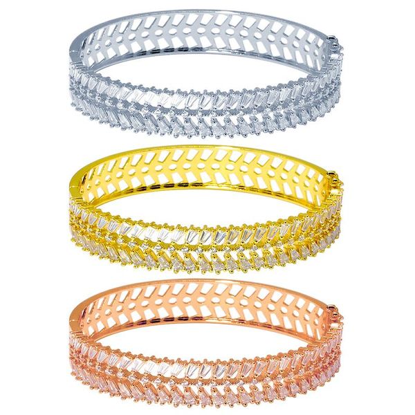 bangle full row of zircon diamond bracelets charm jewelry crystal stone silver white rose gold color cuff bangles, Black
bangle full row of zircon diamond bracelets charm jewelry crystal stone silver white rose gold color cuff bangles, Black