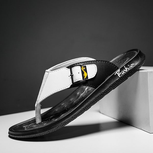 wear slippers men's slippers summer fashion trend cool simple and comfortable outdoor beach shoes flip flop 41qb, Black
wear slippers men's slippers summer fashion trend cool simple and comfortable outdoor beach shoes flip flop 41qb, Black