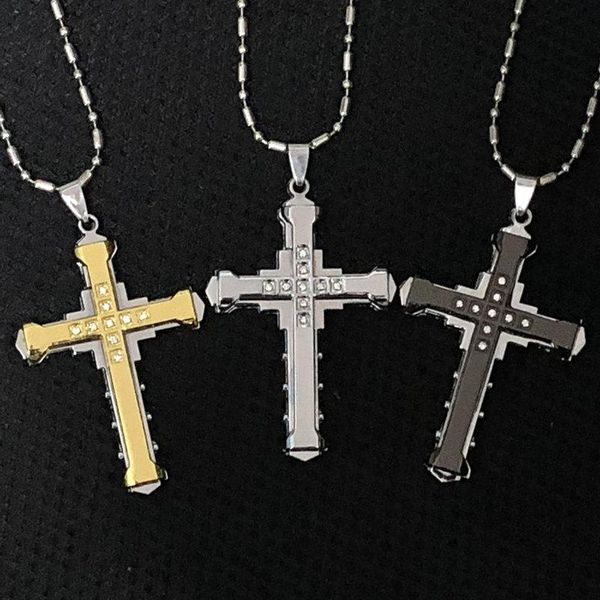 pendant necklaces necklace for men jesus crystal cross gold silver color and blue fashion jewelry
pendant necklaces necklace for men jesus crystal cross gold silver color and blue fashion jewelry