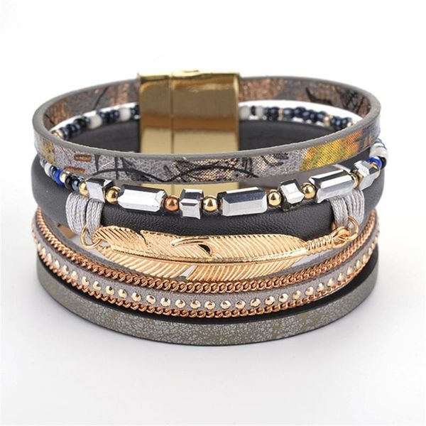 charm bracelets ecoday vintage magnet leaf leather bracelet men women bangles armband pulsera hombre jewelry, Golden;silver
charm bracelets ecoday vintage magnet leaf leather bracelet men women bangles armband pulsera hombre jewelry, Golden;silver