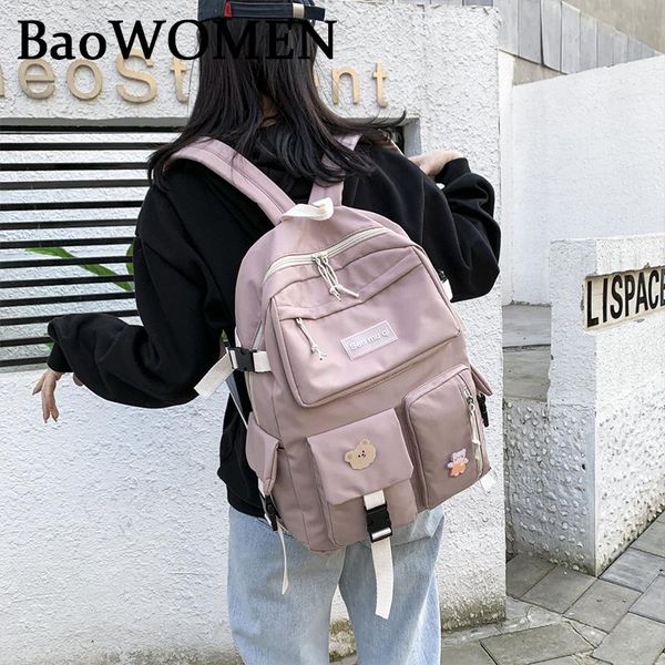 backpack baowomen fashion nylon waterproof woman female student school girl kawaii bags pink buckle harajuku
backpack baowomen fashion nylon waterproof woman female student school girl kawaii bags pink buckle harajuku