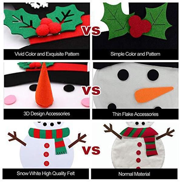 party decoration christmas wall hanging snowman toy detachable diy felt holidays game set mu8669
party decoration christmas wall hanging snowman toy detachable diy felt holidays game set mu8669