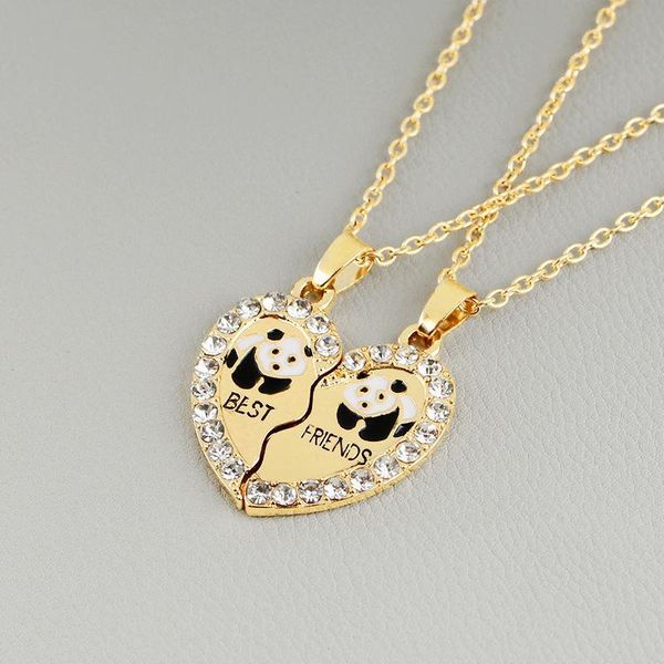 pendant necklaces 2 in 1 half heart friendship necklace animal panda " friend" love gifts for men women jewelry, Silver
pendant necklaces 2 in 1 half heart friendship necklace animal panda " friend" love gifts for men women jewelry, Silver
