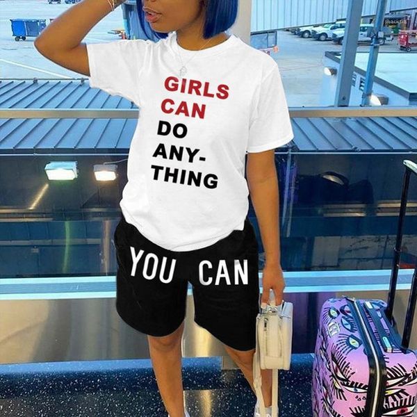 women's tracksuits 2021 ladies summer casual fashion street trendy letter print short sleeve t-shirt two-piece set, Gray
women's tracksuits 2021 ladies summer casual fashion street trendy letter print short sleeve t-shirt two-piece set, Gray