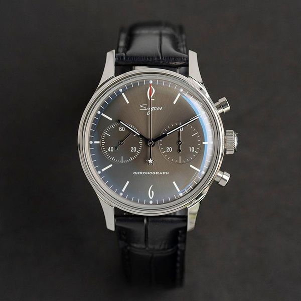 40mm chronogrpah mechanical watch for men luminous fashion lunxury brand sugess chronograph mens watches relógio masculino, Slivery;brown
40mm chronogrpah mechanical watch for men luminous fashion lunxury brand sugess chronograph mens watches relógio masculino, Slivery;brown