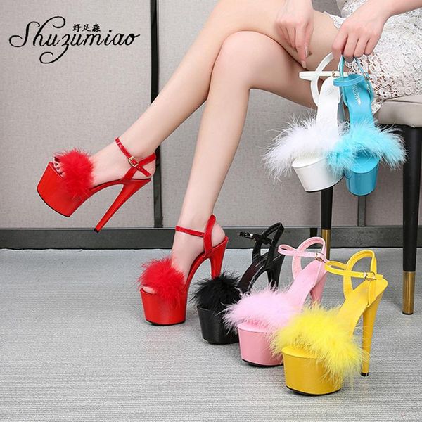 sandals women high platform 16.5 cm metal super heel luxury crystal clear shoes ladies feather stripper, Black
sandals women high platform 16.5 cm metal super heel luxury crystal clear shoes ladies feather stripper, Black