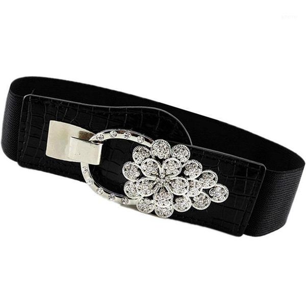 belts winter black waist cover female inlaid crystal luxury elastic broadband korean version versatile fashion sw3571, Black;brown 
belts winter black waist cover female inlaid crystal luxury elastic broadband korean version versatile fashion sw3571, Black;brown