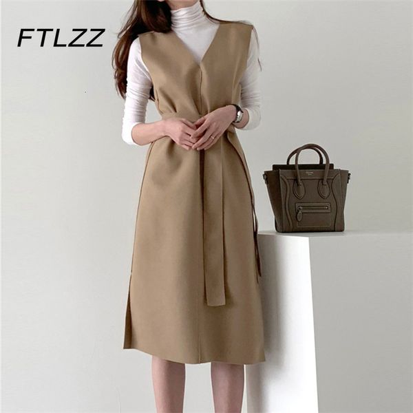 2021 new women elegant fashion sleeveless v neck woollen es ladies korean wool midi spring autumn vestidos mujer 4h9b, Black;gray
2021 new women elegant fashion sleeveless v neck woollen es ladies korean wool midi spring autumn vestidos mujer 4h9b, Black;gray