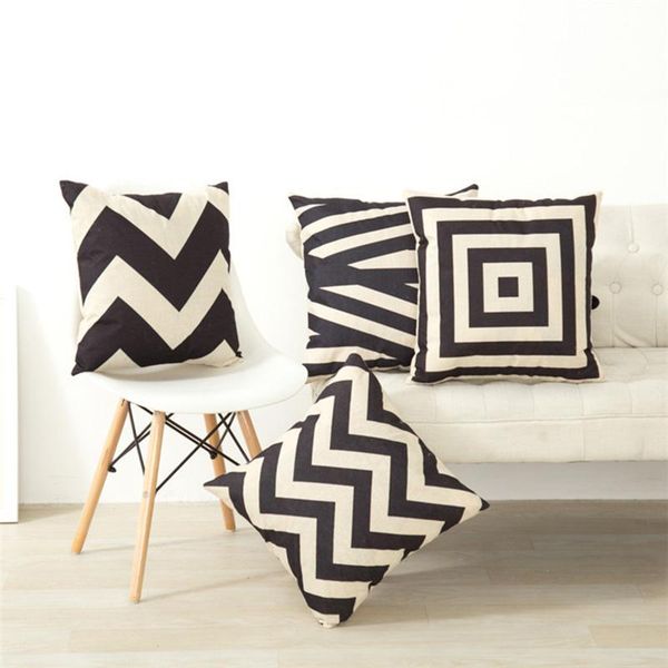 cushion/decorative pillow linen flax cushion cover geometric case 45x45cm for home sofa chair black white simplicity stripe summer pillowcas
cushion/decorative pillow linen flax cushion cover geometric case 45x45cm for home sofa chair black white simplicity stripe summer pillowcas
