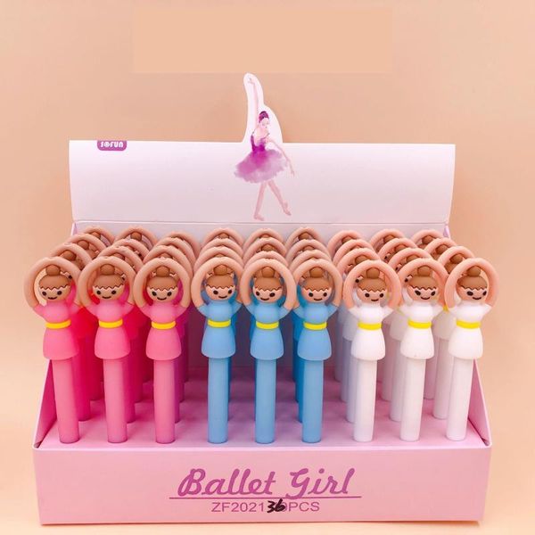 gel pens 36pcs/lot creative ballet dancing girl 0.5mm pen water roller ball office school supplies students promotion gift
gel pens 36pcs/lot creative ballet dancing girl 0.5mm pen water roller ball office school supplies students promotion gift
