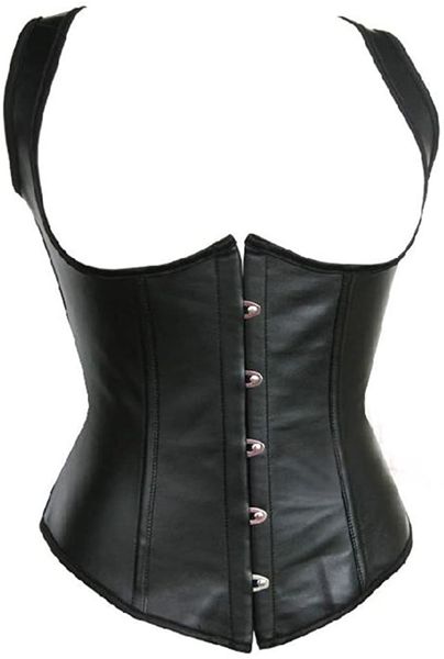 Fashion corset women's faux leather steampunk corset Victorian corset top, Black;white
Fashion corset women's faux leather steampunk corset Victorian corset top, Black;white