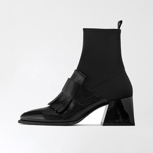 boots fashion women high heels boot female slim fit sock stretch fabric ankle for black square toe shoes woman
boots fashion women high heels boot female slim fit sock stretch fabric ankle for black square toe shoes woman
