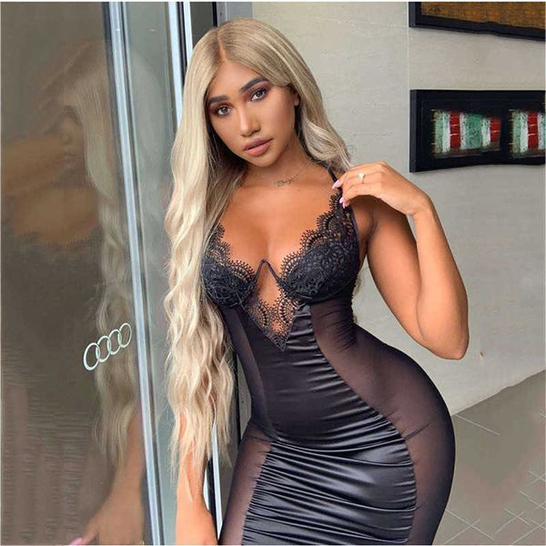 new women's perspective mesh stitching lace sling hip skirt summer 2021, Black;gray
new women's perspective mesh stitching lace sling hip skirt summer 2021, Black;gray