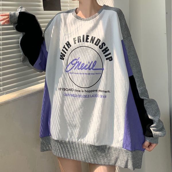 2021 preppy style spring cotton oversized sweatshirt women harajuku teen girls casual hoodie long sleeve new kawaii clothes jf4o, Black
2021 preppy style spring cotton oversized sweatshirt women harajuku teen girls casual hoodie long sleeve new kawaii clothes jf4o, Black