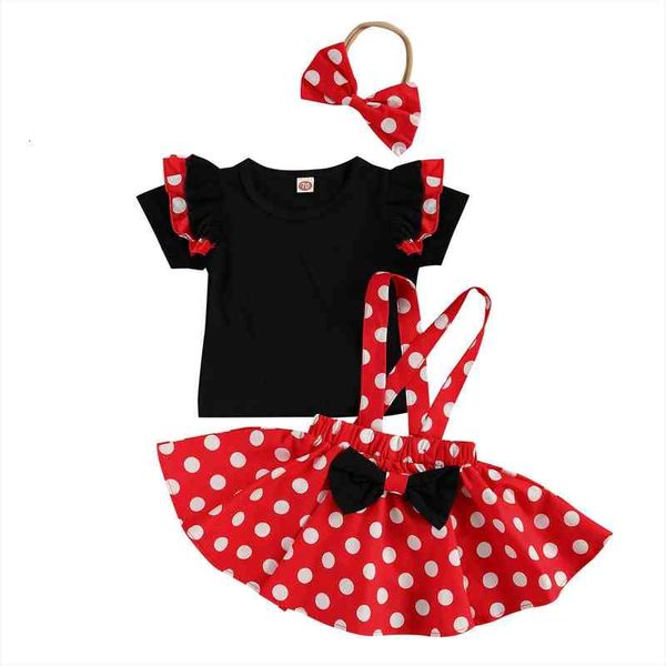 lovely summer infant kids girls clothes sets polka dot ruffles fly sleeve t shirts strap dress headband 0-3y, White
lovely summer infant kids girls clothes sets polka dot ruffles fly sleeve t shirts strap dress headband 0-3y, White
