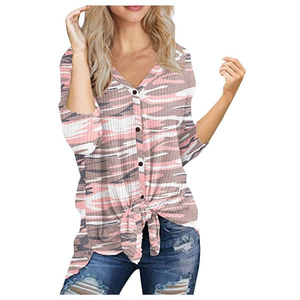 women's blouses & shirts autumn 2021 blouse for women fashion v-neck button knotted hem vintage stripe printing loose long sleeve top, White
women's blouses & shirts autumn 2021 blouse for women fashion v-neck button knotted hem vintage stripe printing loose long sleeve top, White
