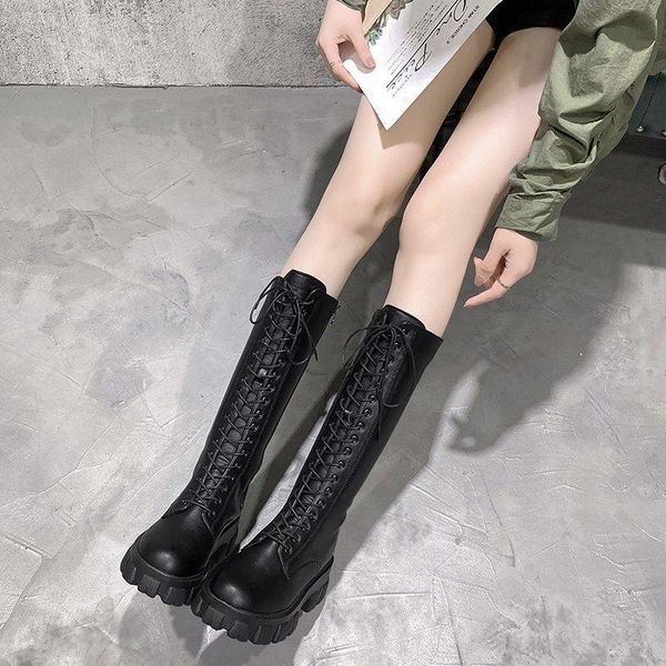 boots thicken winter knight women knee high long square heel retro motorcycle black botas 2021
boots thicken winter knight women knee high long square heel retro motorcycle black botas 2021