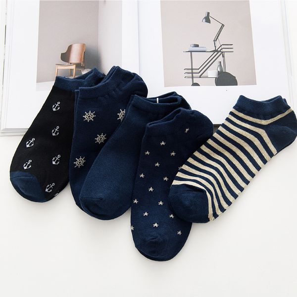 marine style fashion strip anchor pleasure men summer sok boat socks, comfortable cats socks, Black
marine style fashion strip anchor pleasure men summer sok boat socks, comfortable cats socks, Black