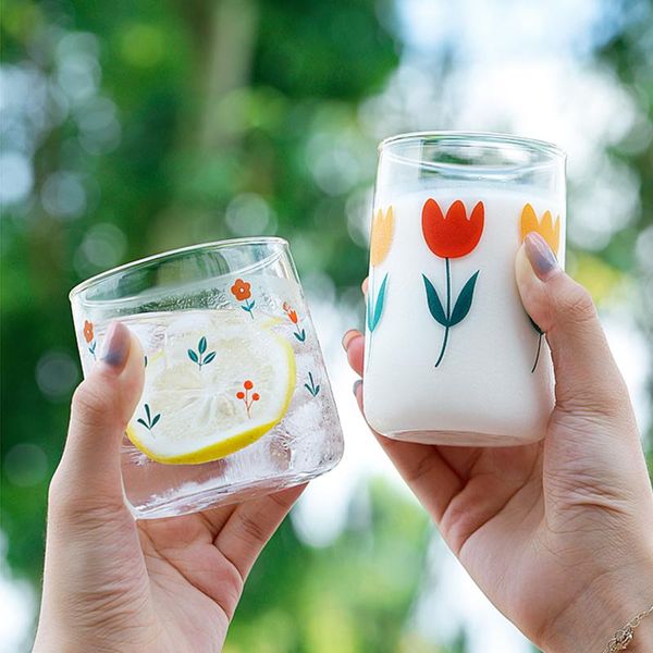 south korea ins hand-painted tulip flower glass cup household heat-resistant drinking cup big belly mousse christmas gifts
south korea ins hand-painted tulip flower glass cup household heat-resistant drinking cup big belly mousse christmas gifts
