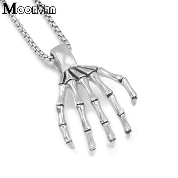 pendant necklaces banquet hand skull necklace special men's stainless steel fashion jewelry 2021 selling exquisite gifts vp259, Silver
pendant necklaces banquet hand skull necklace special men's stainless steel fashion jewelry 2021 selling exquisite gifts vp259, Silver