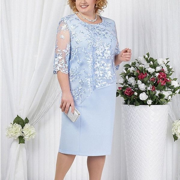 women's plus size sheath dress floral round neck lace half sleeve fall spring work vintage prom dress knee length dress party daily s78, Black
women's plus size sheath dress floral round neck lace half sleeve fall spring work vintage prom dress knee length dress party daily s78, Black