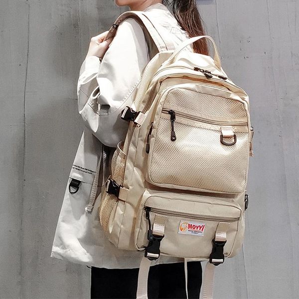 backpack bag beige 2021 for women fashion mountaineer girls student cool lapsac a dos ordinateur
backpack bag beige 2021 for women fashion mountaineer girls student cool lapsac a dos ordinateur