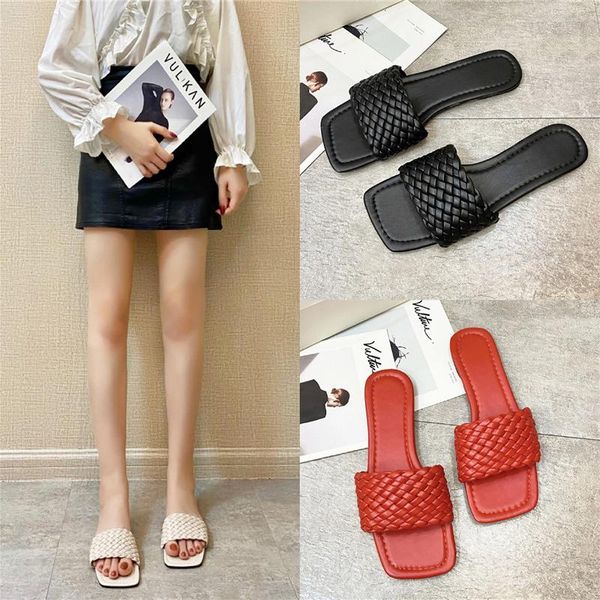 slippers pantofole 2021 brand design women slipper weave fabric summer beach slides outdoor flip flops open toe flat, Black
slippers pantofole 2021 brand design women slipper weave fabric summer beach slides outdoor flip flops open toe flat, Black