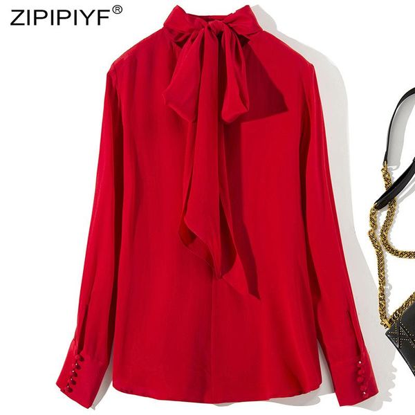 women's blouses & shirts 2021 spring summer solid color blouse long sleeve loose bow bandage design hollow out formal women noble fashi, White
women's blouses & shirts 2021 spring summer solid color blouse long sleeve loose bow bandage design hollow out formal women noble fashi, White
